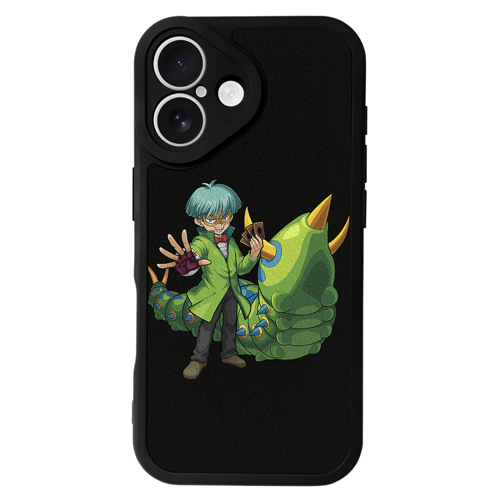 遊☆戯☆王 Yu-Gi-Oh! 【iPhone 16シリーズ対応】シリコンスマホケース（レザー調） 材質：シリコン